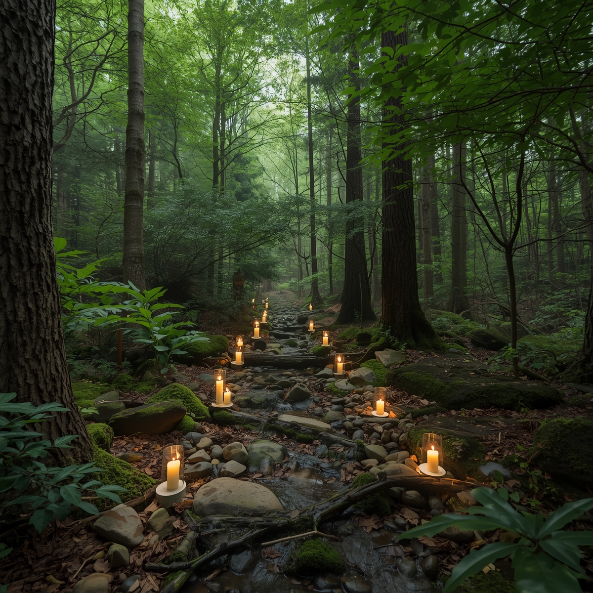 Outdoor Forest Spa Experience Design Blueprint